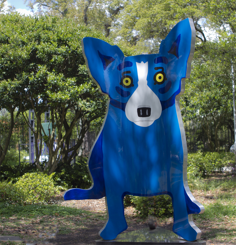 blue dog for my blog